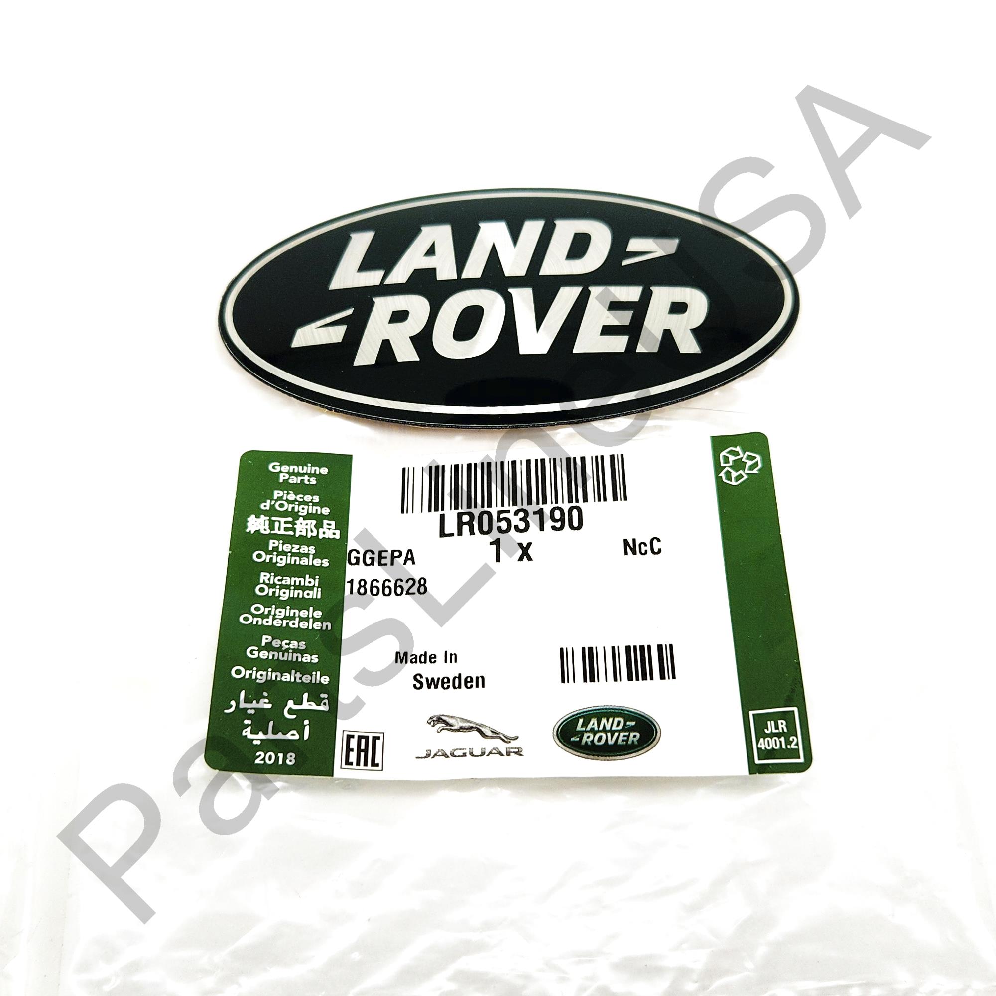 Picture of Genuine Land Rover Range Rover Green Silver Front Grill Emblem Badge LR053190